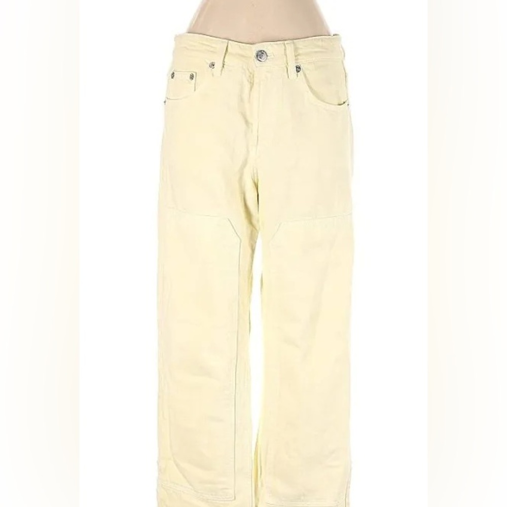 Zara High Rise Cargo Jeans